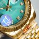 Swiss Quality Rolex Datejust II Citizen 8215 Watch Olive Green Dial Jubilee Strap (4)_th.jpg